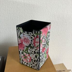 ペンスタンド ペン立て デコパージュ バラ