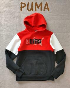 PUMA プーマ　ロゴスウェットパーカー 160　m80512646268