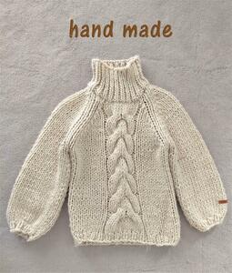 hand made knit　ハンドメイド ざっくりニット m73126963562