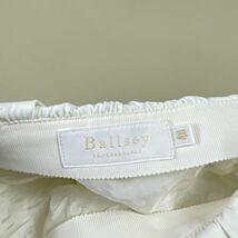 1円スタート 美品 BALLSEY ボールジィ フレアスカート ウエストギャザー 膝丈 裏地あり レディース 白 ホワイト サイズ40*TA294_画像6