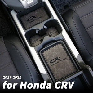 ホンダ CRV CR-V 2017 2018 2019 水コースタードアスロットパッドドア保護パッド革コースター室内装飾 ACCESSORIE