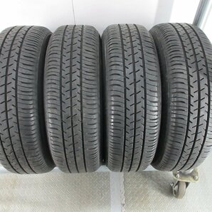 ■中古タイヤホイール■ 14インチ 5.5J +40 4H 100 SEIBERLING SL101 175/65R14 82S S 夏 TOYOTAカバー付き スチール 激安 送料無料 J689の画像2