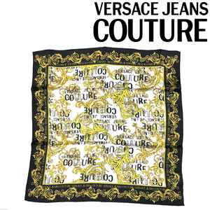 Versace Jeans Couture Vers и Versa Chee Scarf логотип Barocco Print Silk 74HA7H01-ZG151-G03