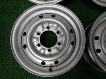 TOPY/トピー製S41TF152/スチール/鉄ホイール 15x5.5J 6穴 139.7 +27 Φ107 4本SET／中古 若干の傷あり／本州四国九州3700円/島田市手渡し可_画像4