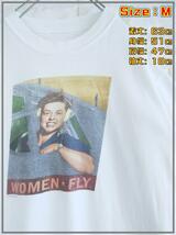 【US輸入】WOMAN FLY デカロゴ Ｔシャツ フライトガール　3122_画像1