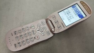 docomo FOMA らくらくホン F-07A ＃DG4357 FUJITSU 富士通 折畳式 ガラケー ケータイ 簡易動作確認＆簡易清掃＆初期化OK 判定○ 送料無料 