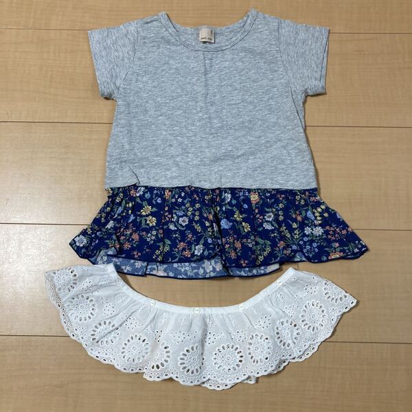 子供服 petit main 半袖トップス 2way 100サイズ カットソー ベビー服