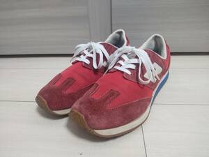 ★ニューバランス NEWBALANCE　320 ★スエードXナイロン系　★ビンテージ調デザイン　★赤色