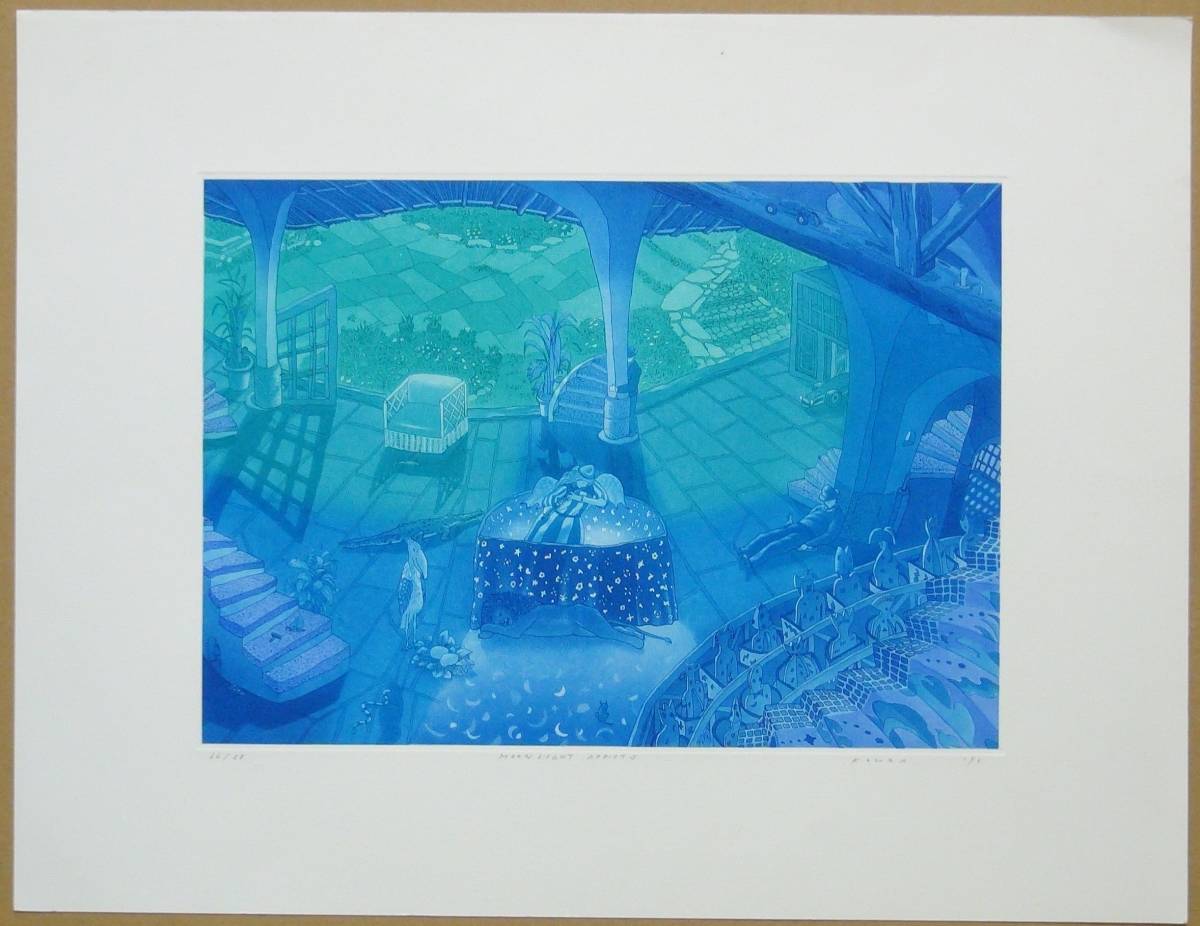 ヤフオク! -「moon」(版画) (美術品)の落札相場・落札価格