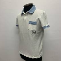 中古美品 Dior HOMME ディオールオム スモールポロシャツ 鹿の子ポロシャツ クレリックポロシャツ_画像2