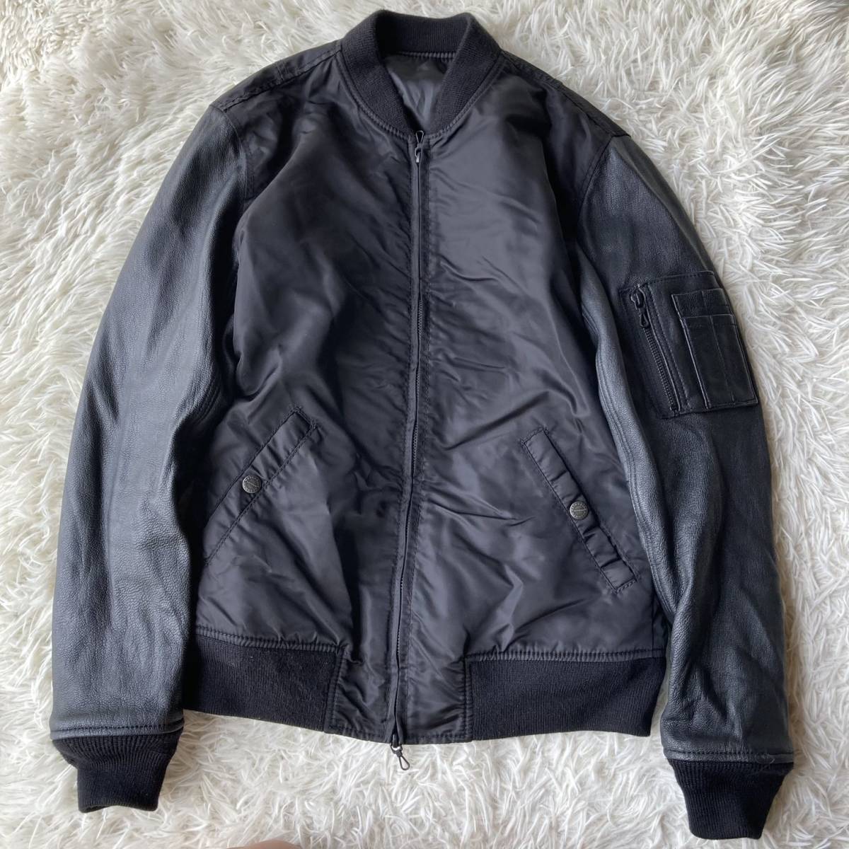ヤフオク! -「ハムネット レザー ジャケット」の落札相場・落札価格