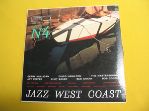 鮮LP. V.A. JAZZ WEST COAST . VOLUME 4.　美麗盤
