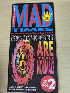 CD(8cm) マッド・タイムズ/MAD TIMES 1992 VOL.2 洋楽プロモーション用/センスレス・シングス/スイサイダル・テンデンシーズ/洋楽/D324921