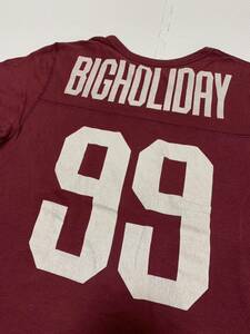 ★TMT ＢIGHOLIDAY ティーエムティー ビッグホリデー フットボール Tシャツ 99 ナンバリング