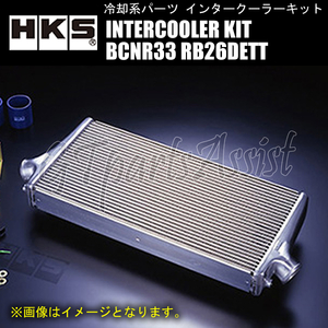 HKS R type INTERCOOLER KIT インタークーラーキット スカイラインGT-R BCNR33 RB26DETT 95/01-98/12 600-300.5-103 純正置換 13001-AN007