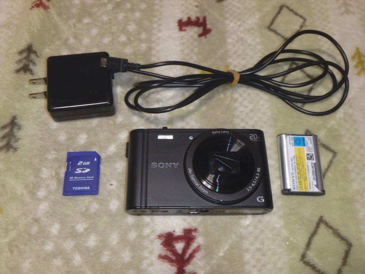 カメラ デジタルカメラ SONY サイバーショット DSC-WX350 (B) [ブラック] オークション比較 