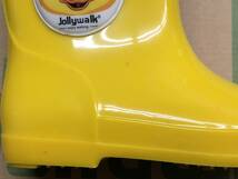 【B品】キッズ 長靴 イエロー 17.0cm 子供用 黄色 JWQ01_画像6