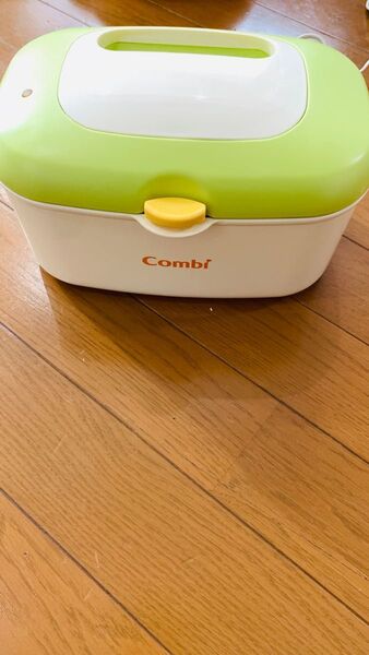 Combi おしり拭きあたため器 クイックウォーマー フレッシュ グリーン 上から温めるトップウォーマーシステム