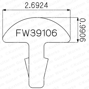 [NS18%] JESCAR 39106 [23 см x 8 бутылок] [Kuztom Guitar Works] BPF