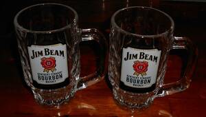 ◆ジム・ビーム JIM BEAM ハイボール 用 グラス 2個