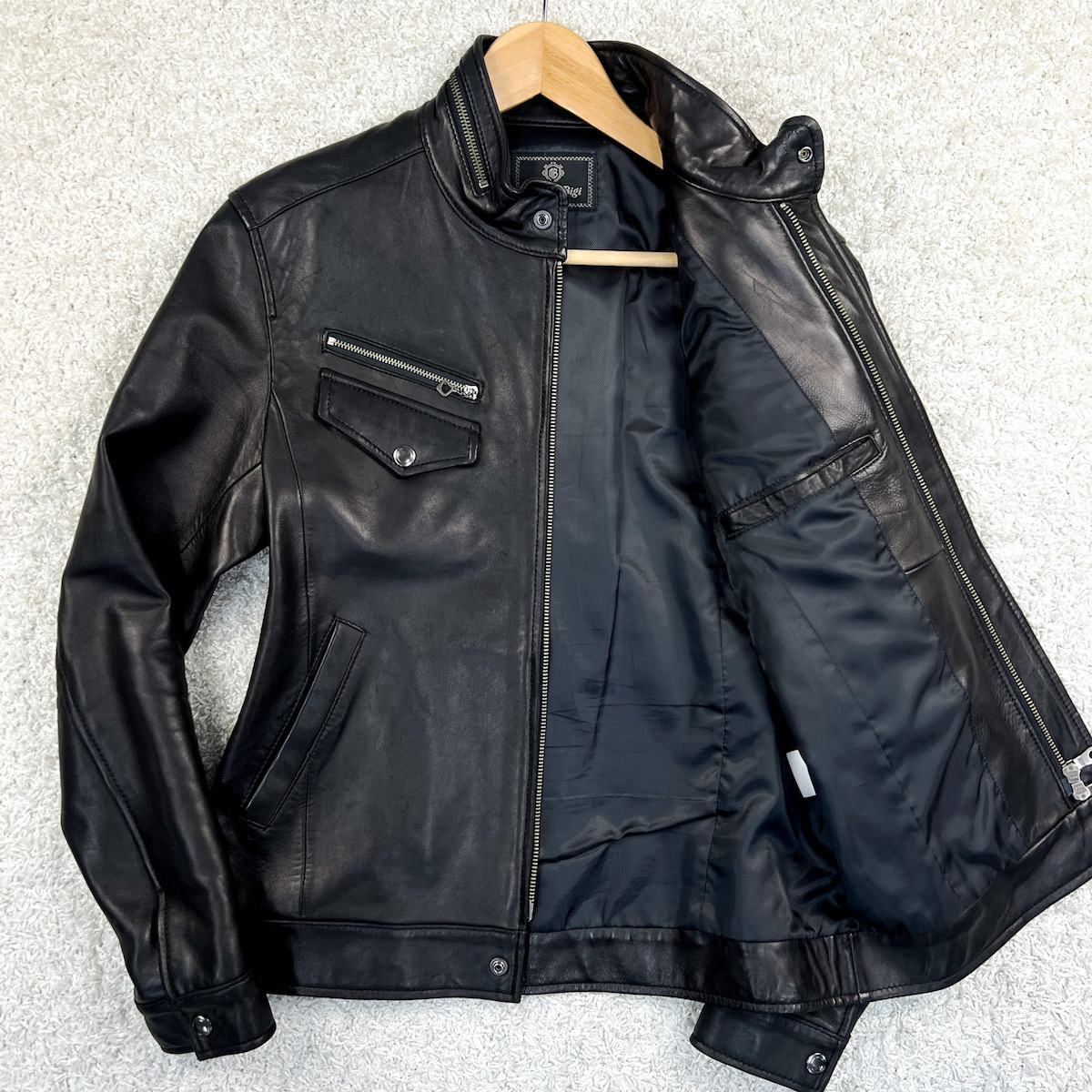 ヤフオク! -「メンズビギ レザー ジャケット」(ファッション) の落札