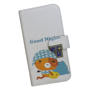 Galaxy A54 5G SC-53D/SCG21/SM-A546E　スマホケース 手帳型 プリントケース デビル猫 ヒヨコ おはよう おやすみ かわいい