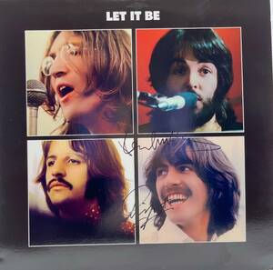 ★　ビートルズ　2名の直筆サイン入りアルバム「LET IT BE」ＣOA付