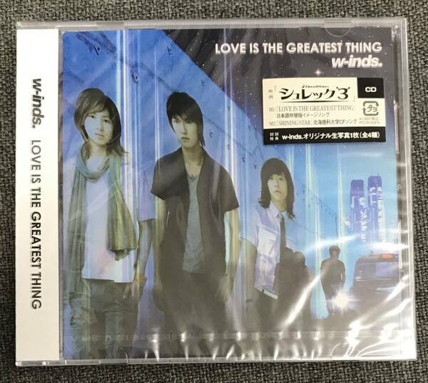 新品未開封CD☆ｗ－ｉｎｄｓ..ＬＯＶＥ.ＩＳ.ＴＨＥ.ＧＲＥＡＴＥＳＴ.ＴＨＩＮＧ(2007/07/04). /PCCA2474..