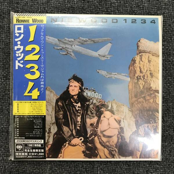 新品未開封CD☆ロン・ウッド　1234,. (紙ジャケット仕様) 完全生産限定盤（2006/03/24）/MHCP1026..