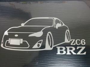 BRZ 車体ステッカー スバル ZC6 車高短仕様 エアロ