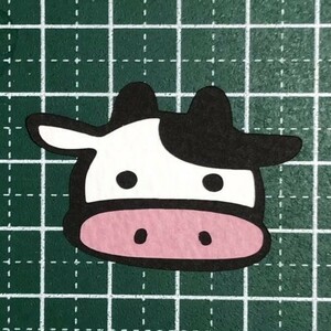 （4959C）牛の顔【13セット】★カット【2】