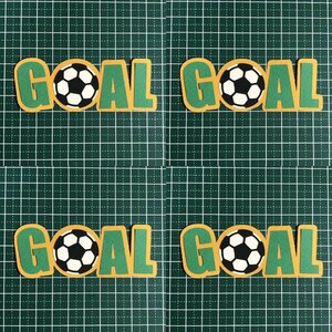 （4978C）GOAL　サッカー★カット