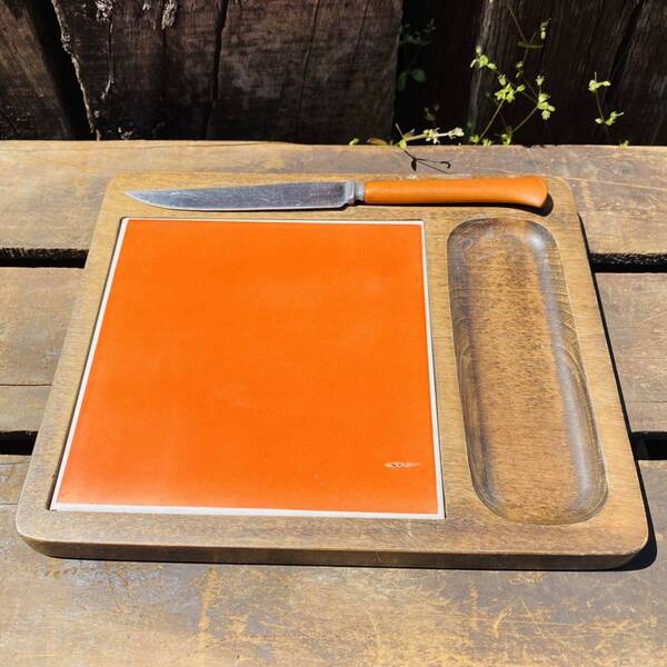 【vintage】cheese board チーズボード レトロ