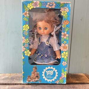 【USA vintage】Kitty doll 青のドレス　アメリカ　ビンテージ　お人形　女の子　未使用品　キティ