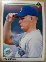 ★JAY BUHNER UPPER DECK UD 1990 #534 MLB メジャーリーグ SEATTLE MARINERS シアトル マリナーズ ジェイ ビューナー_画像1