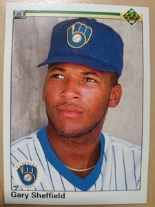 ★GARY SHEFFIELD UPPER DECK UD 1990 #157 MLB メジャーリーグ MILWAUKEE BREWERS ブリュワーズ ゲイリー シェフィールド