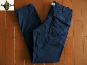 ササフラス SASSAFRAS SEEDS CARRY PANTS ワークパンツ ネイビー