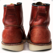 USA製★Red Wing SHOES レッドウィング★6inch LINEMAN BOOTS US7.5D 2924 ラインマン レーストゥトゥ 赤茶 レッドブラウン メンズ i-143_画像3