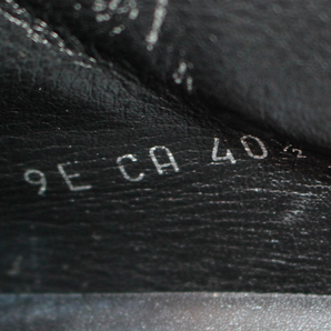 DIOR HOMME ディオールオム★レーザースニーカー 40.5=25.5 ローカットスニーカー パテントレザー エナメル ブラック メンズ i-203の画像7