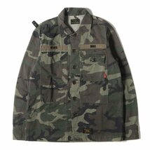 WTAPS ダブルタップス シャツ ウッドランドカモ ミリタリーシャツ HBT LS 02 16AW 迷彩 M トップス カジュアルシャツ 長袖_画像1