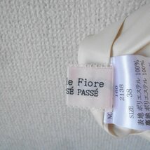 新品 16800円 デビュードフィオレ バイ レッセパッセ Debut de fiore by LAISSE PASSE スカート 38 レース 風 プリント_画像7