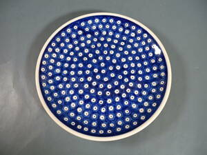 3 ポーランド陶器 大皿 ポーリッシュポタリー 飾り皿 絵皿★ヴィンテージ 食器