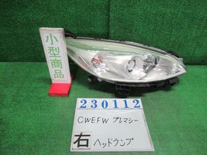 プレマシー DBA-CWEFW 右 ヘッド ランプ ライト ASSY 20CS 38P アルミニウムメタリック スタンレー P9562 23112