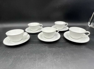 Noritake/ノリタケ カップ＆ソーサー 5客 まとめ 食器 白/ホワイト系