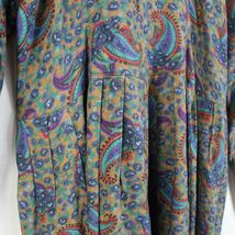 USA VINTAGE J Christpher PAISLEY PATTERNED LONG ONE PIECE/アメリカ古着ペイズリー柄ロングワンピース_画像6