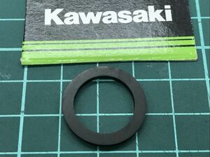 KAWASAKI 廃止部品 51037-007 750SS 500SS KH500 タンクコックガスケット フューエルカップＯリング パッキン ガソリン漏れ