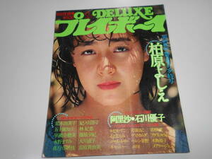 DELUXEプレイボーイ 昭和56 1981年10月 ピンナップ 柏原芳恵 荒木由美子 石川優子 石川ひとみ アグネスラム 林紀恵 阿里沙 かとうかずこ 