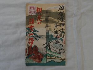 0033686 鳥瞰図 観光の小諸市一帯 昭和30年 小諸市観光課