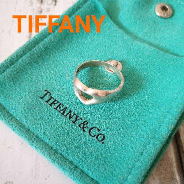 ★希少★ ティファニー TIFFANY&Co シルバー リング 指輪 袋あり 12号