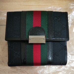 最終値下げ【新品未使用】新品 未使用 GUCCI 折り畳み 財布 2つ折り